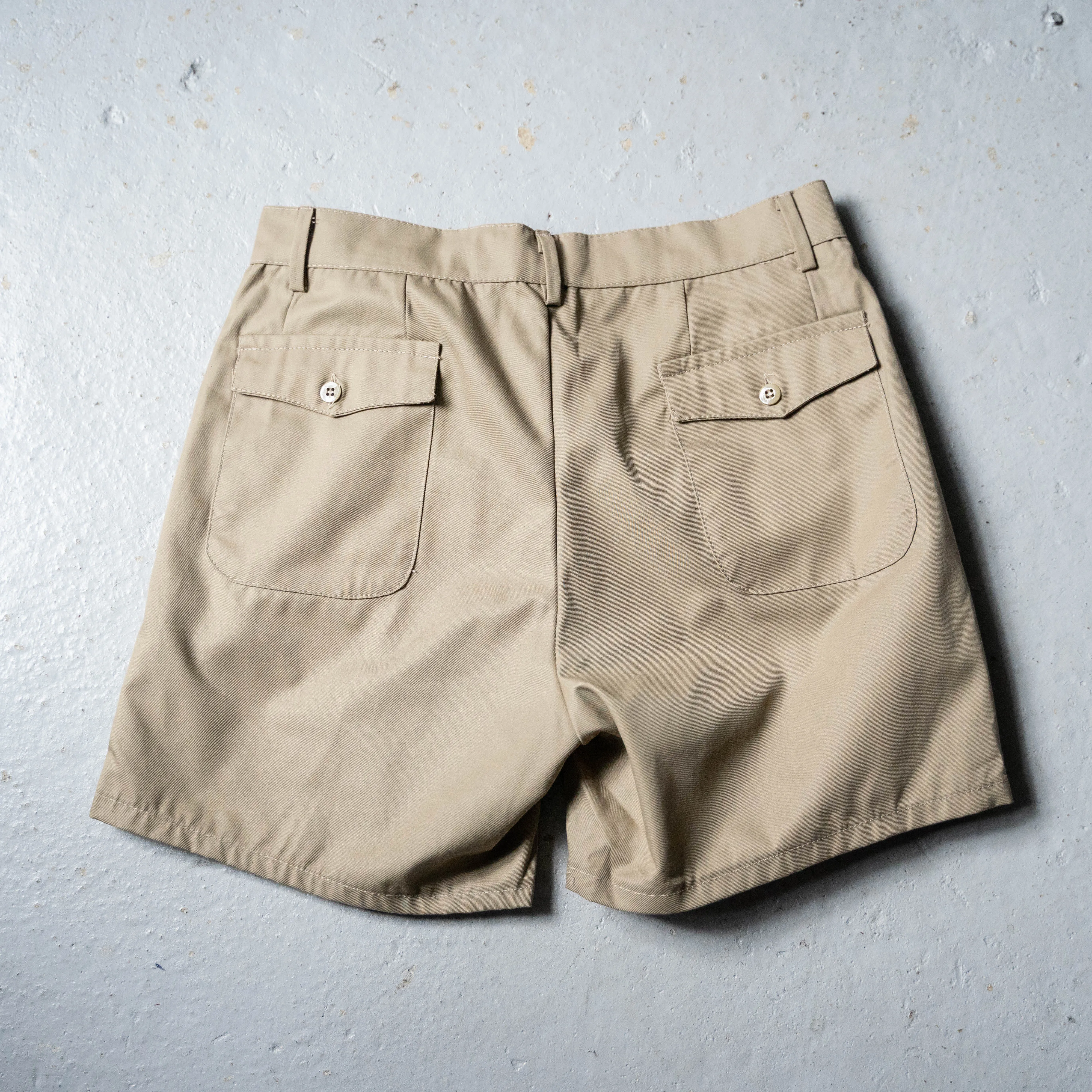 1980-90s Italian military 2tack chino shorts 'dead stock'　
