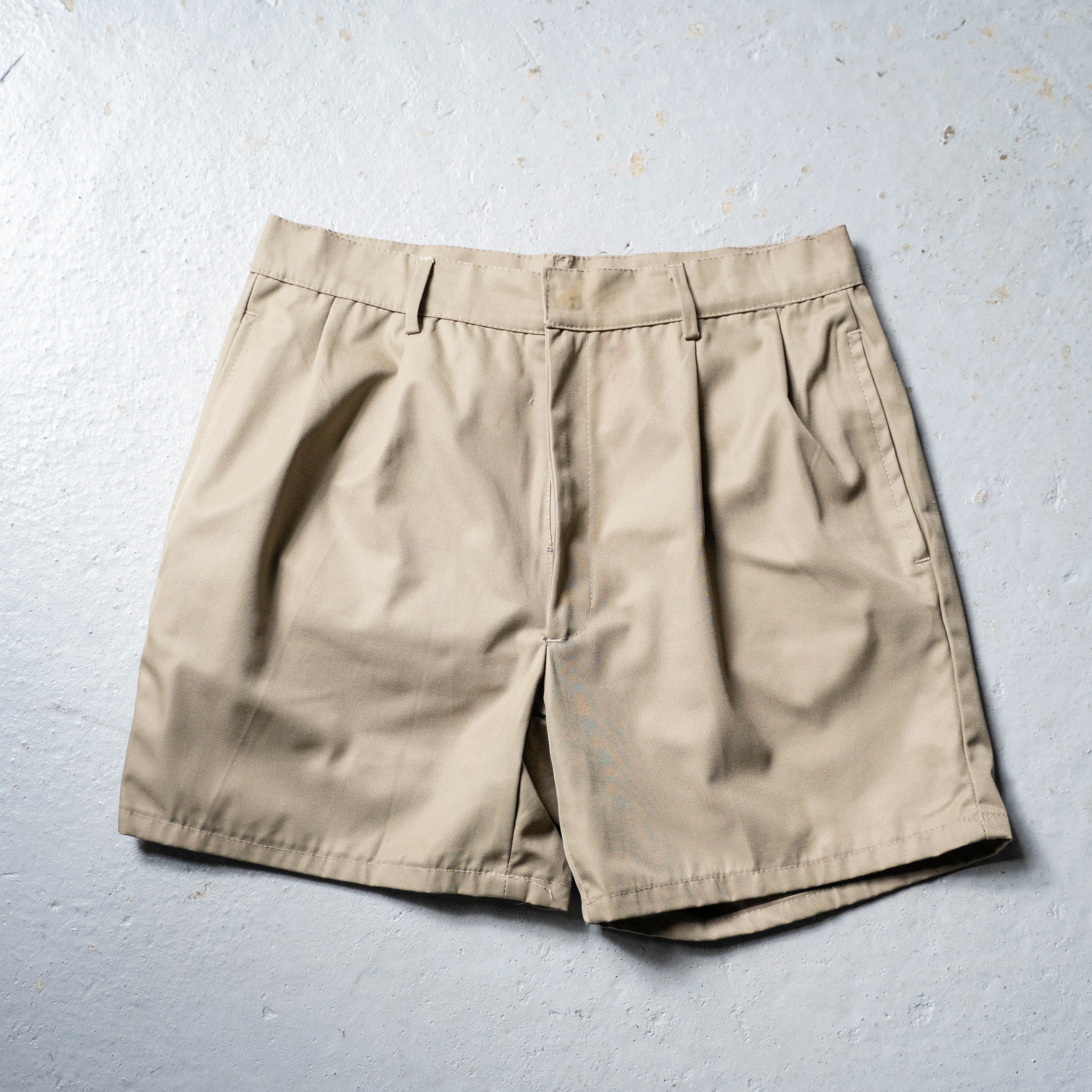 1980-90s Italian military 2tack chino shorts 'dead stock'　