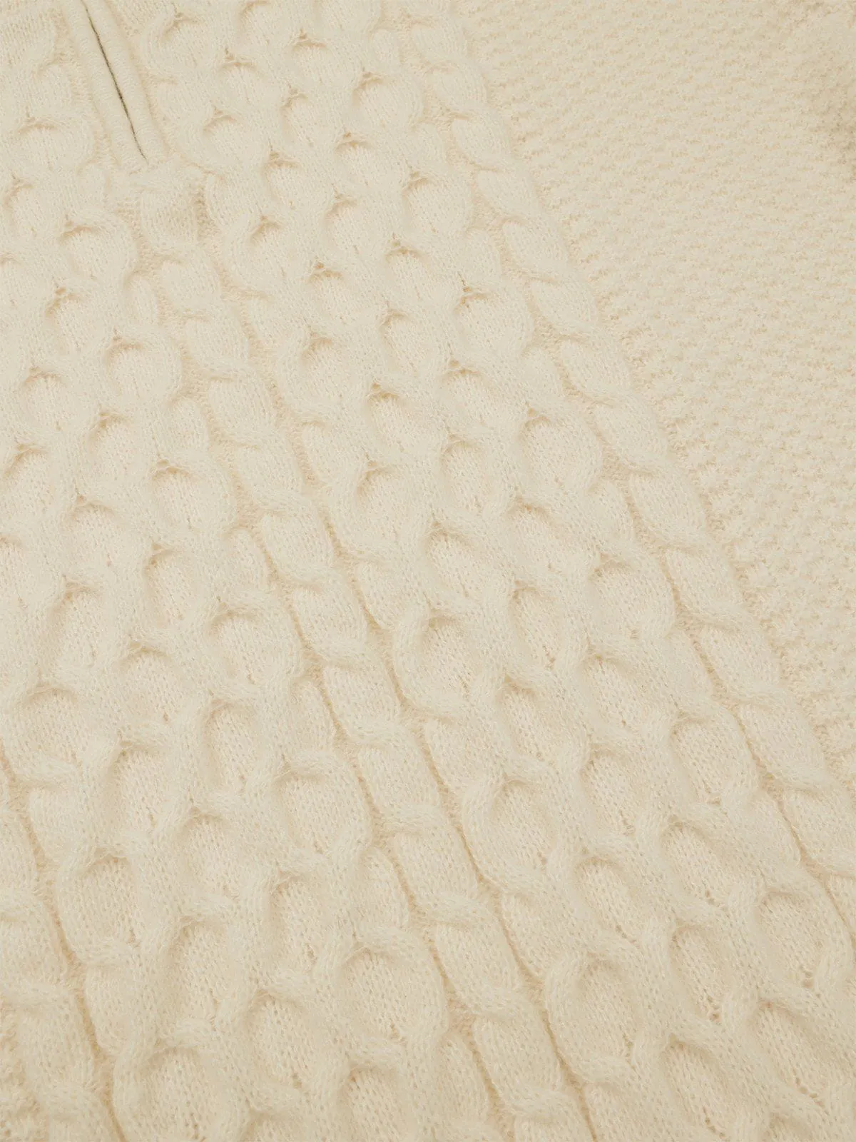 Aelfric Eden Retro 90s Half-Zip Knit Sweater