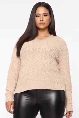 After Dark Hooded Sweatshirt - Taupe