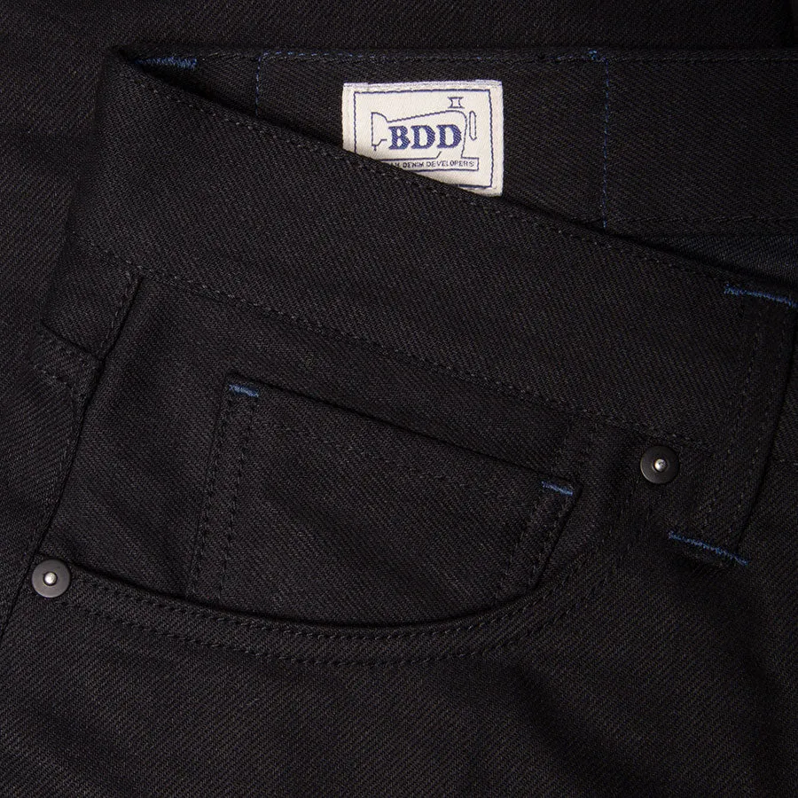 B-01 SLIM 13 oz. black selvedge