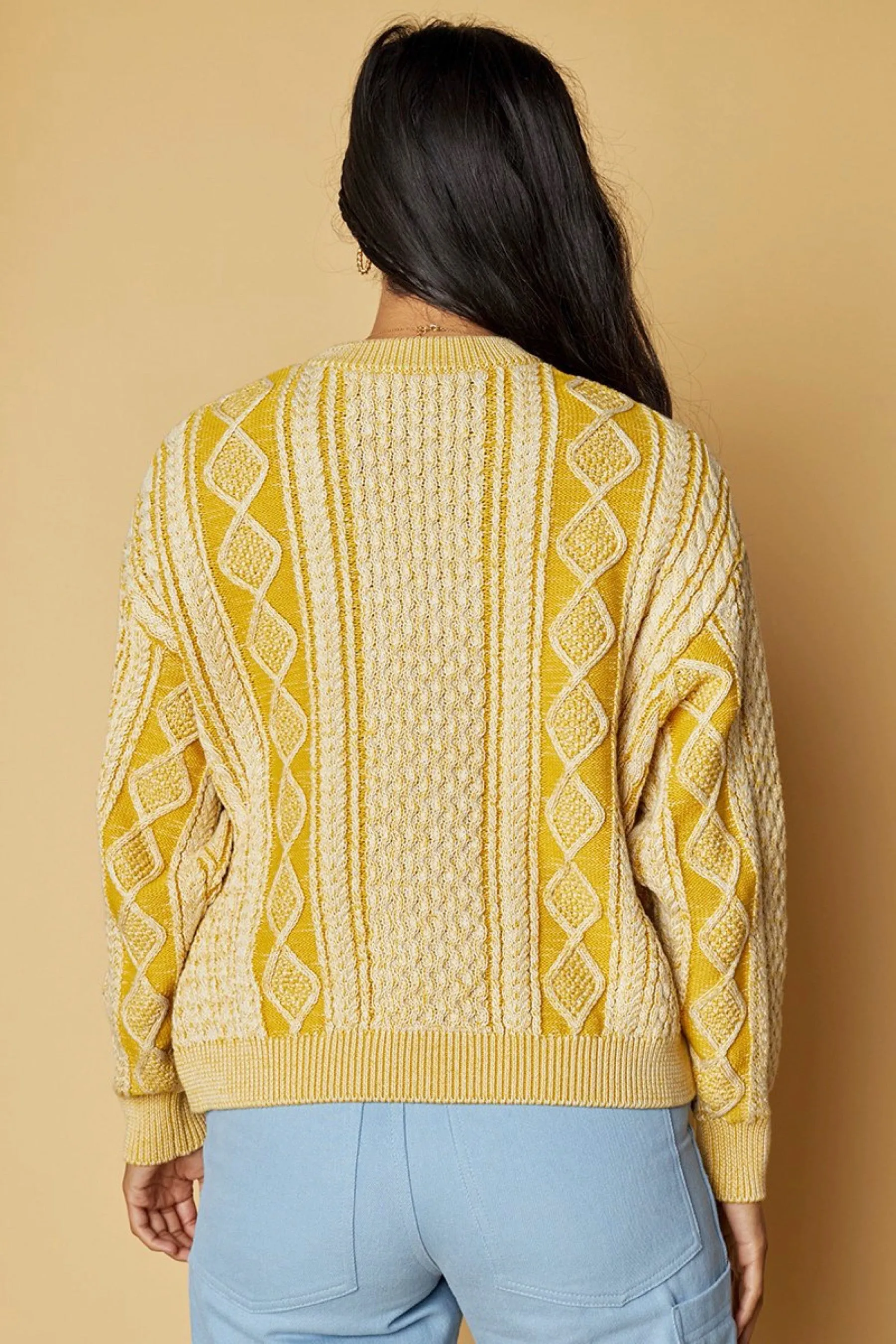 Canary Fisherman Sweater