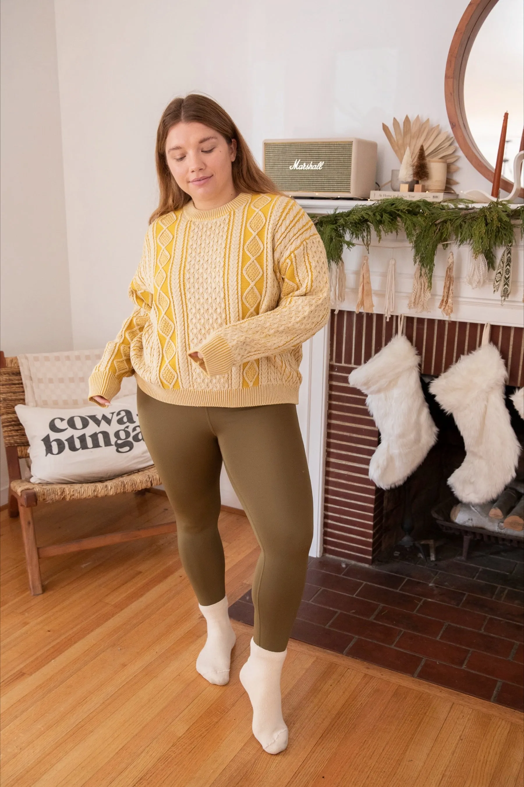 Canary Fisherman Sweater