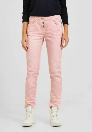 Cecil Slim Fit Jeans, Orange