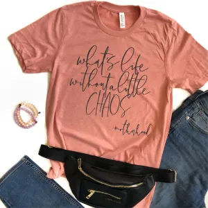 Chaos Motherhood Sunset Tee
