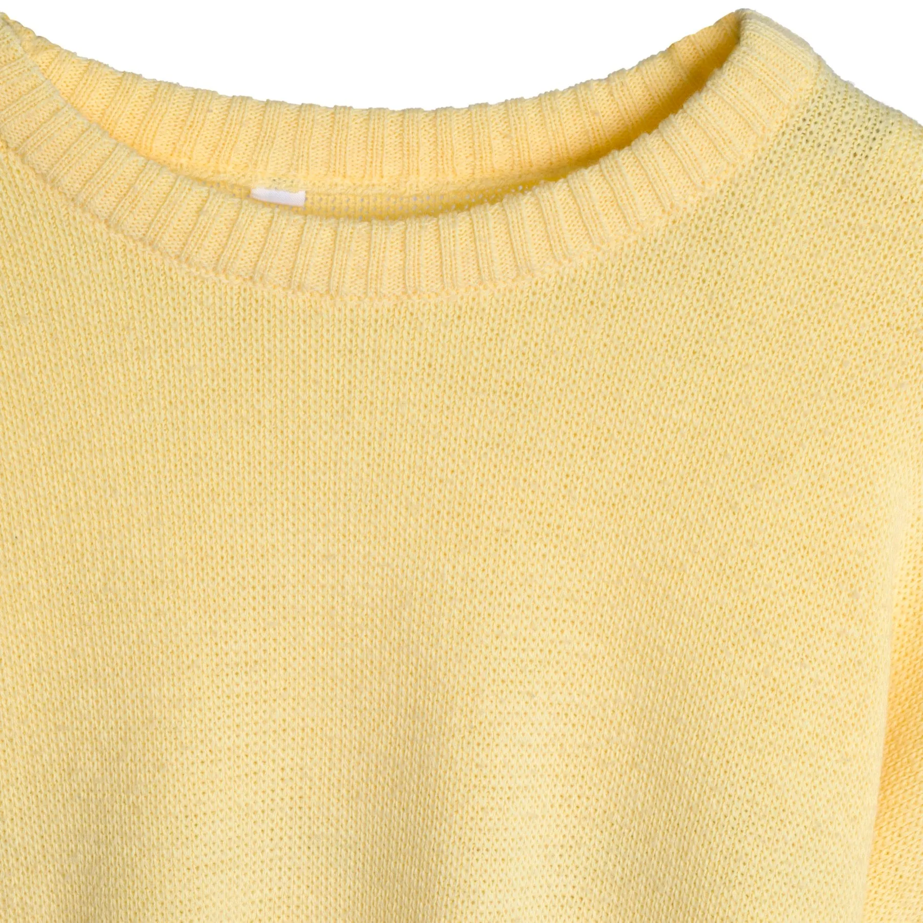 Checkerboard Cotton Purl Knit Jumper