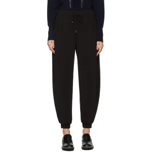 ChloÃ© Black CrÃªpe Jogger Lounge Pants