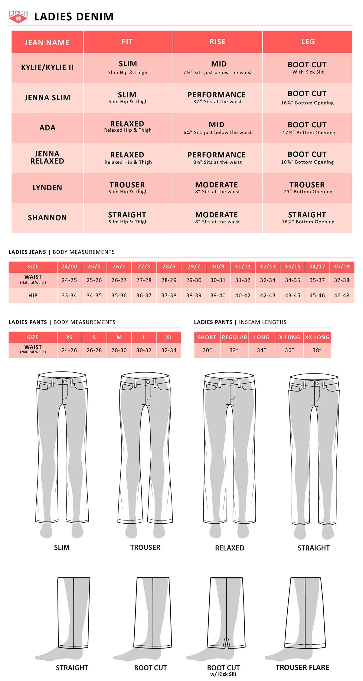 Cruel Denim Ladies Slim Fit Hannah Boot Cut Jean - CB70454071
