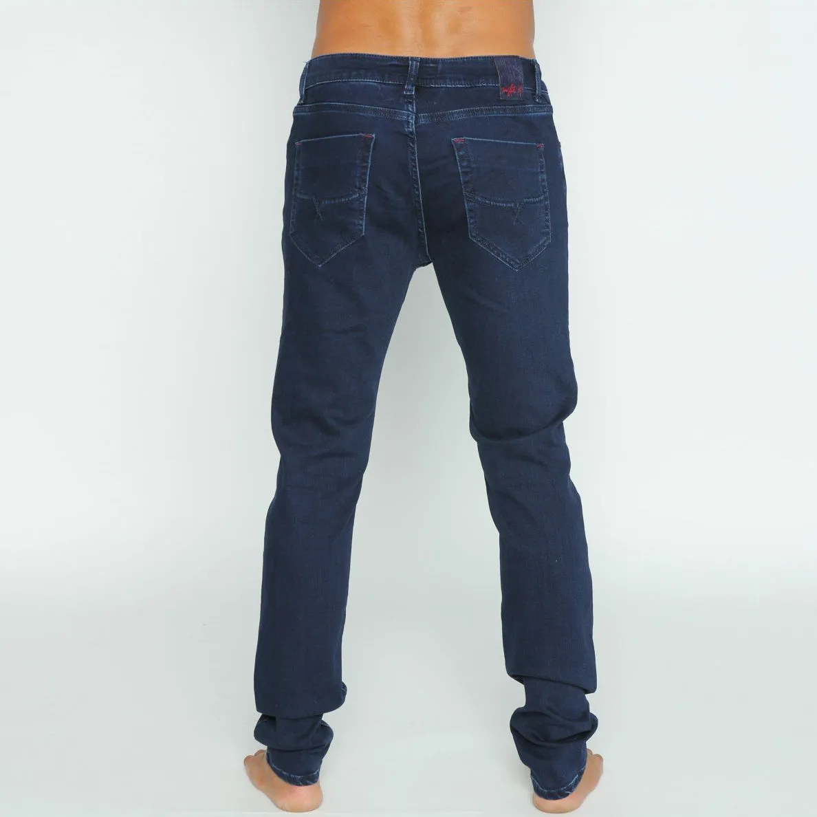 Dark Denim Slim Fit Stretch Jeans #EIG-30