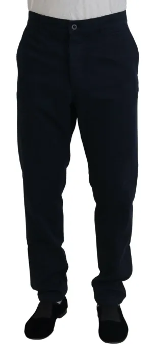Dolce & Gabbana Men's Navy Formal Pants Trousers