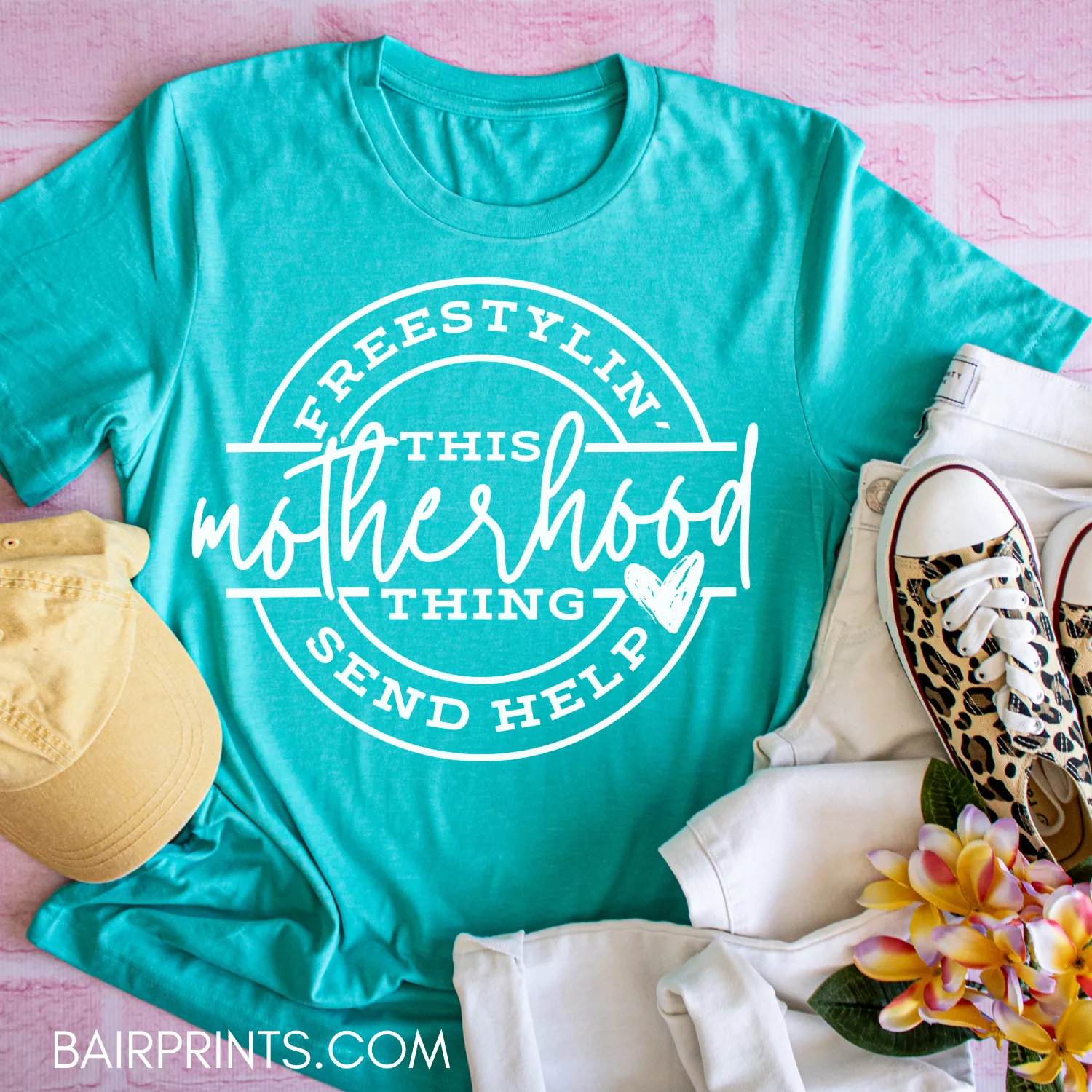 Freestylin This Motherhood Thing Send Help T-Shirt