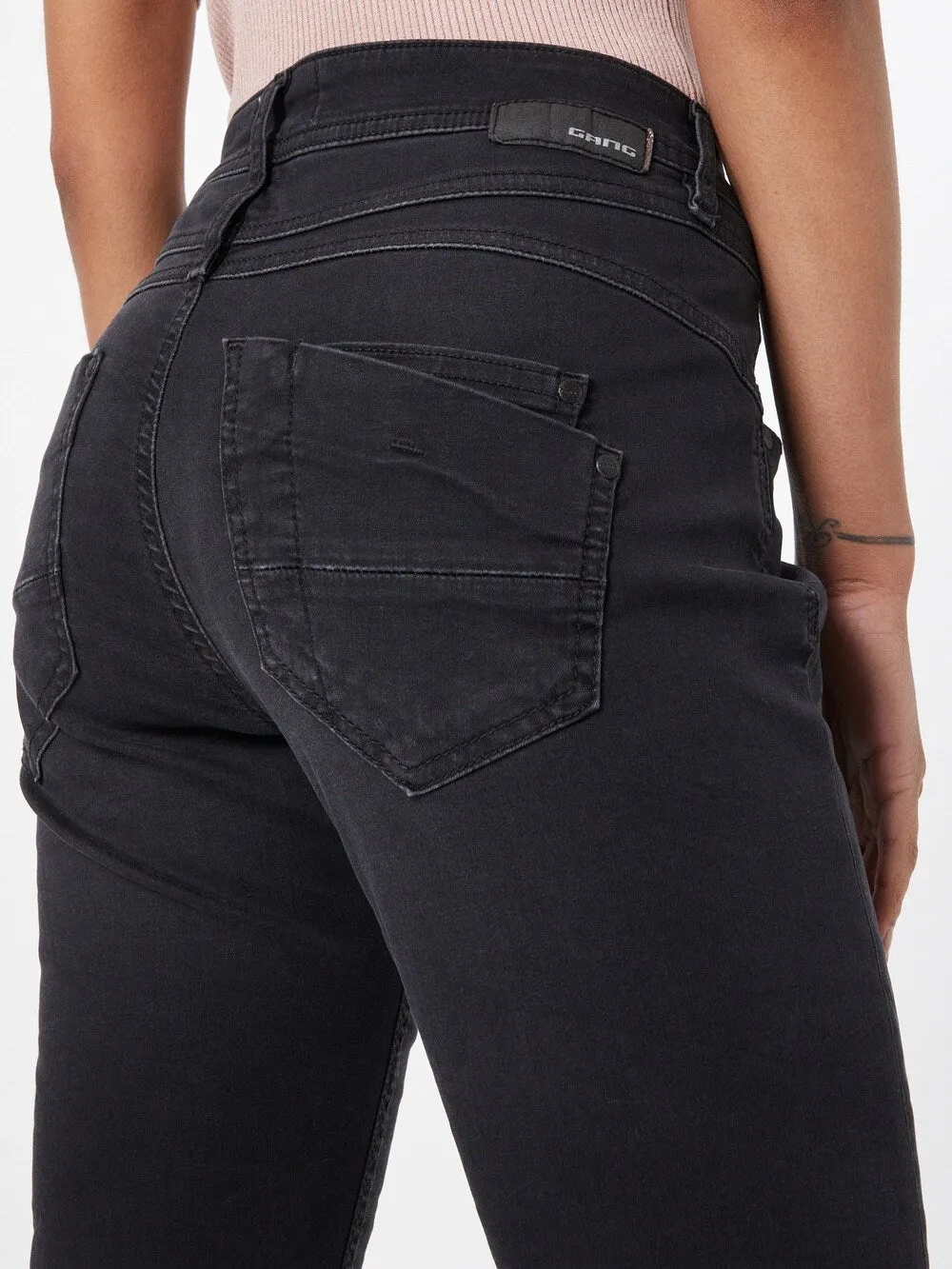 Gang Amelie Slim Fit Jeans, Black