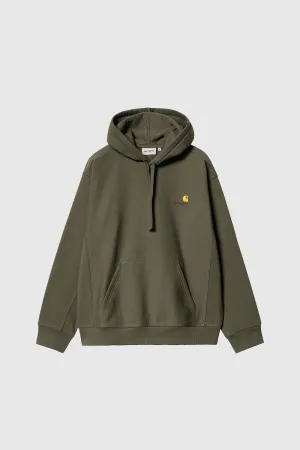 Hooded American Script Sweatshirt - Plant