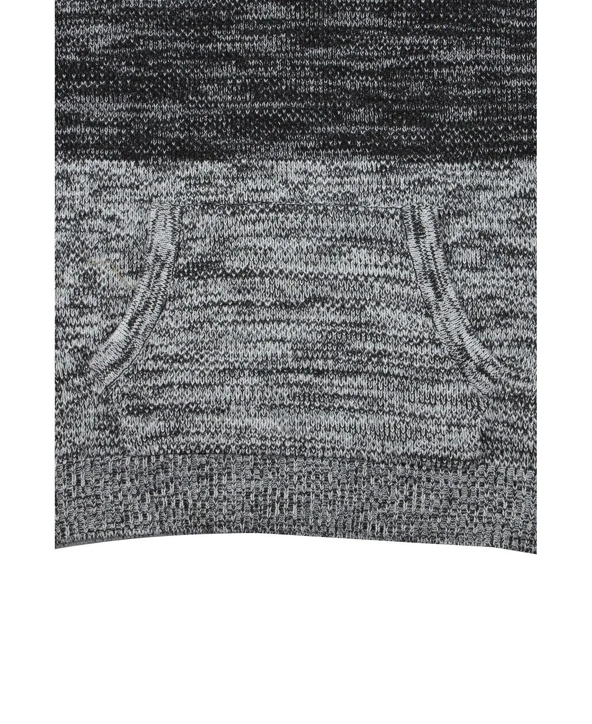 Men's X-Ray Color Block Hooded Sweater, White
