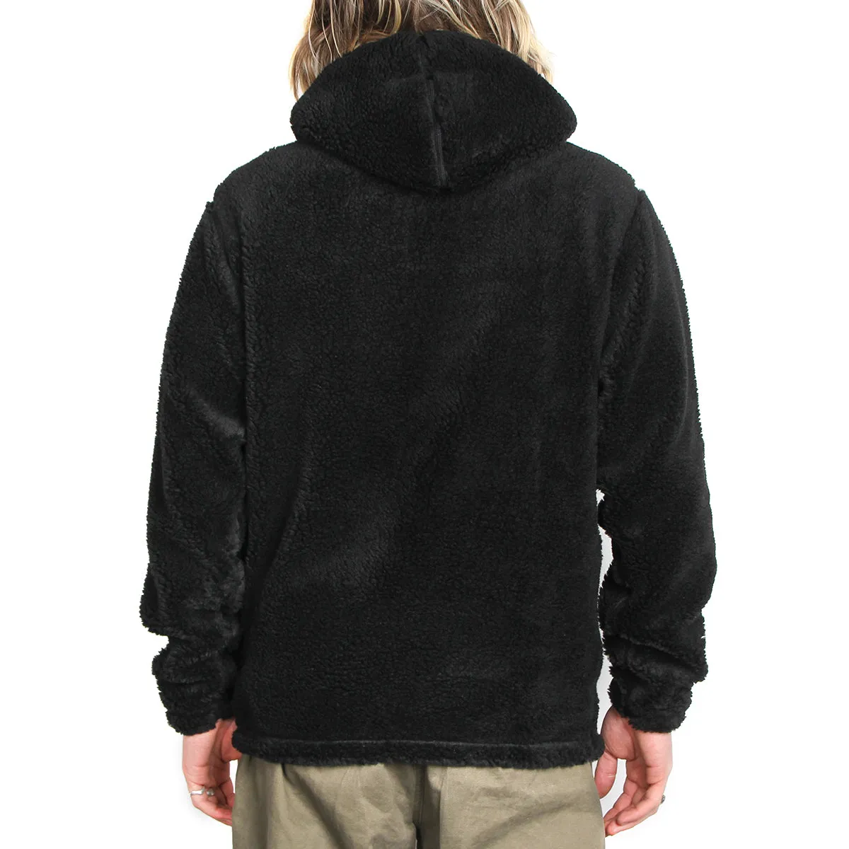 Mirrored Flag Logo Polar Fleece Hooded Pullover