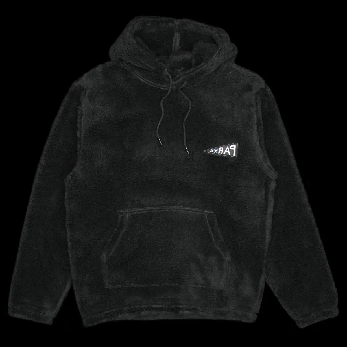 Mirrored Flag Logo Polar Fleece Hooded Pullover