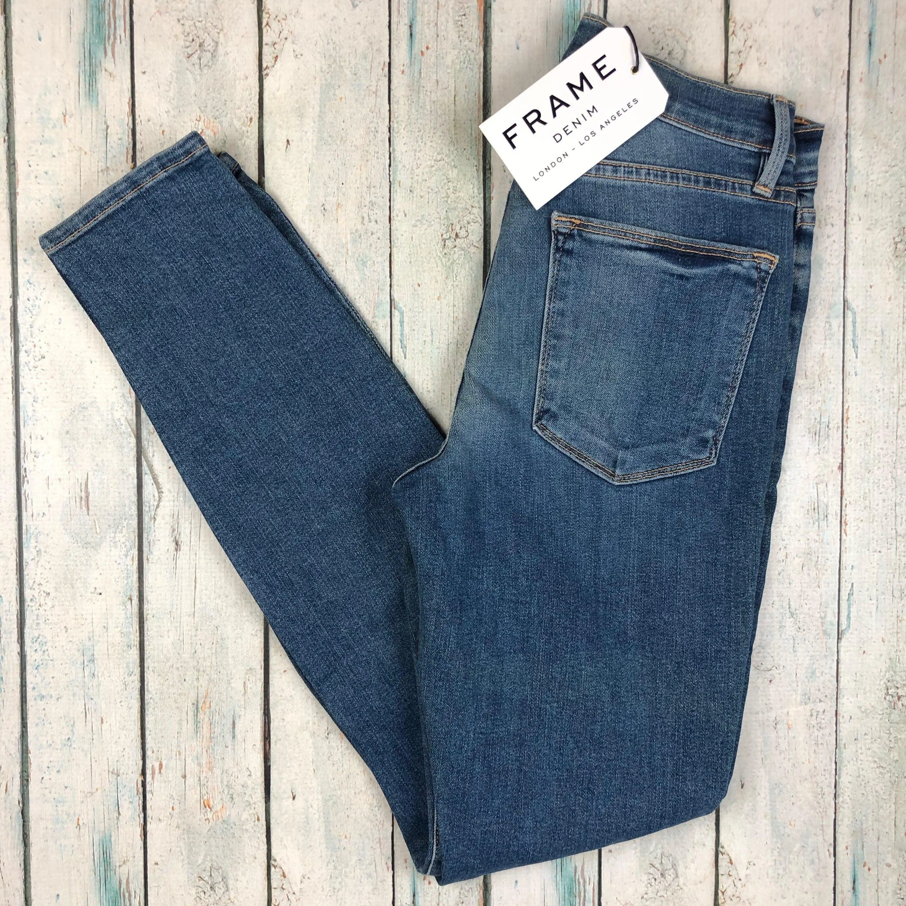 NWT- Frame Denim 'Le High Skinny' Stretch Jeans RRP $365 -Size 26