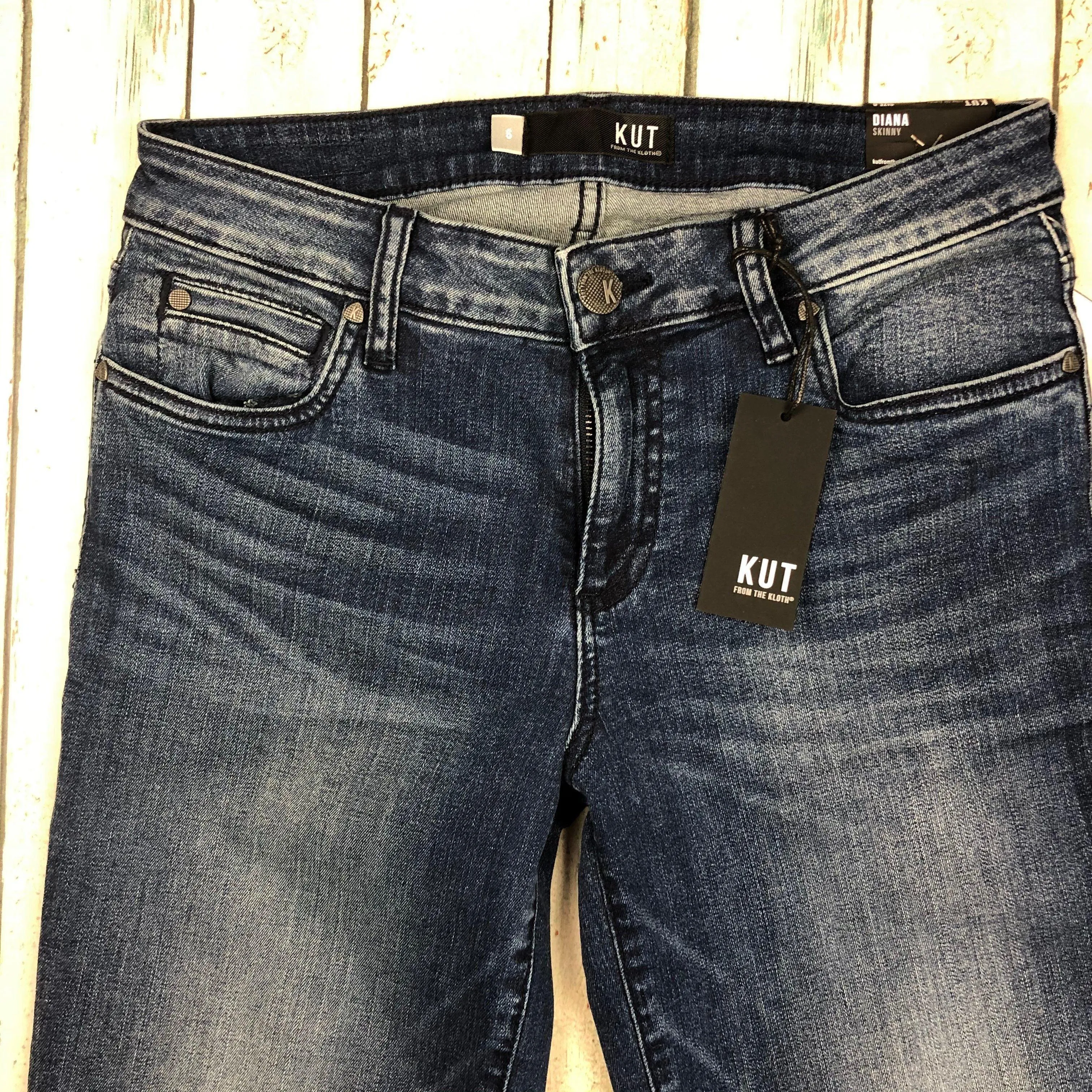 NWT - Kut from the Kloth USA - Premium Heritage 'Diana' Skinny Jeans -Size 28