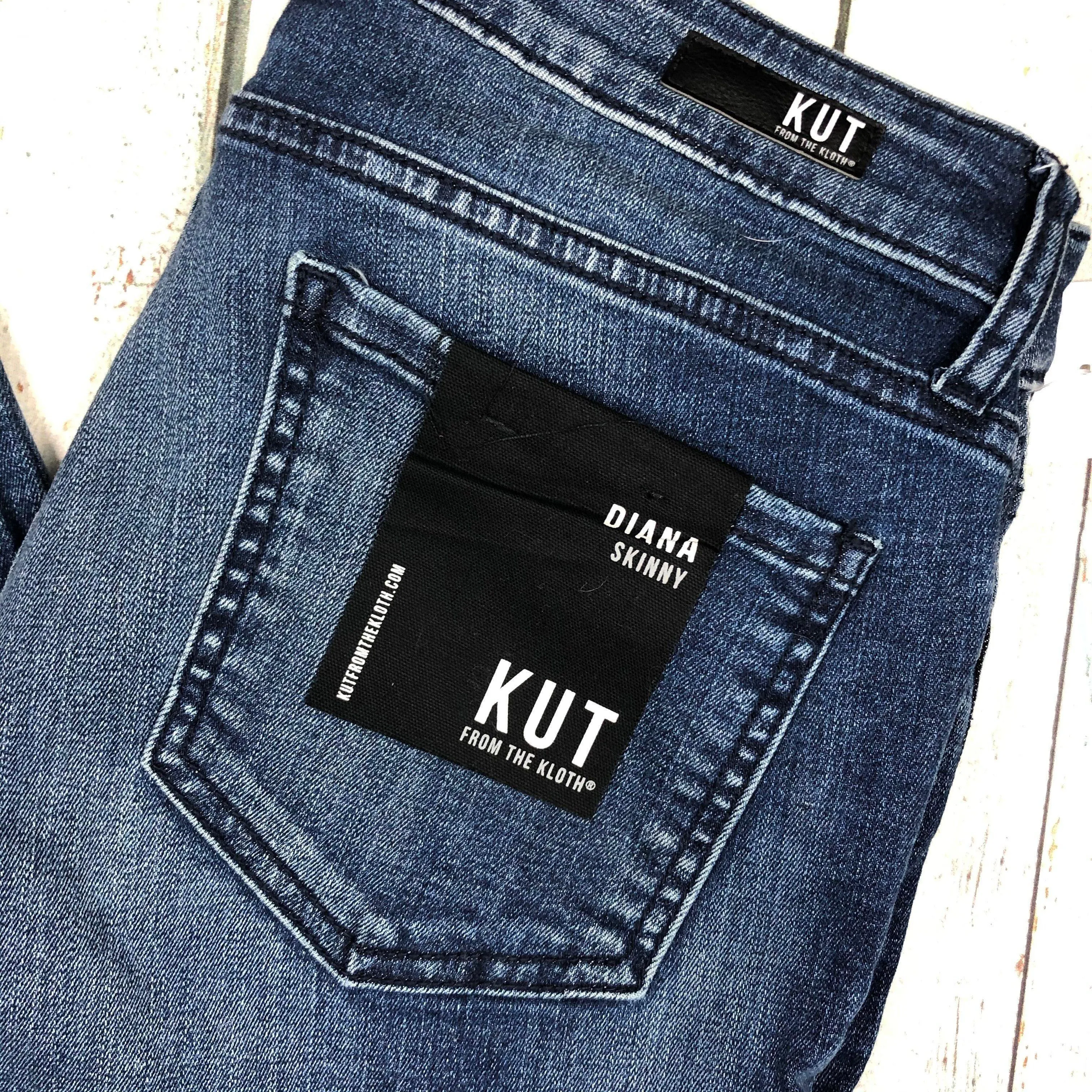 NWT - Kut from the Kloth USA - Premium Heritage 'Diana' Skinny Jeans -Size 28