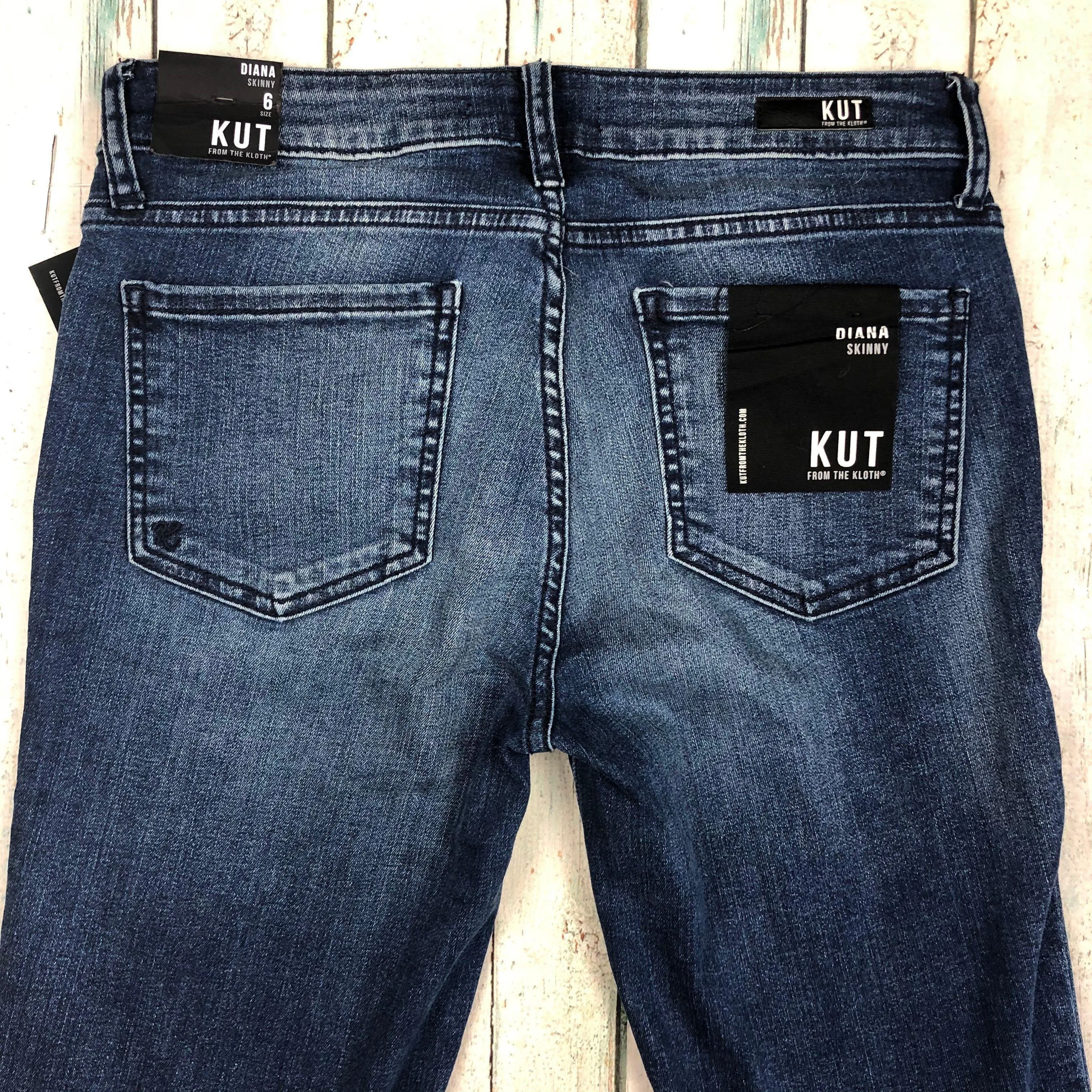 NWT - Kut from the Kloth USA - Premium Heritage 'Diana' Skinny Jeans -Size 28