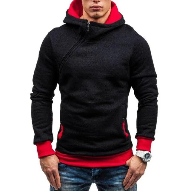 Premium Cross Zip Hoodie - 5 Colors