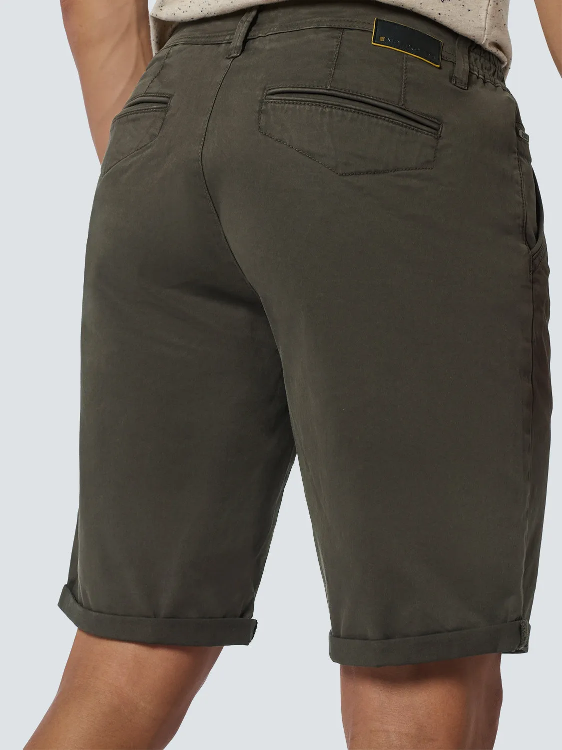 Short Chino Garment Dyed Twill Stretch | Motorblack