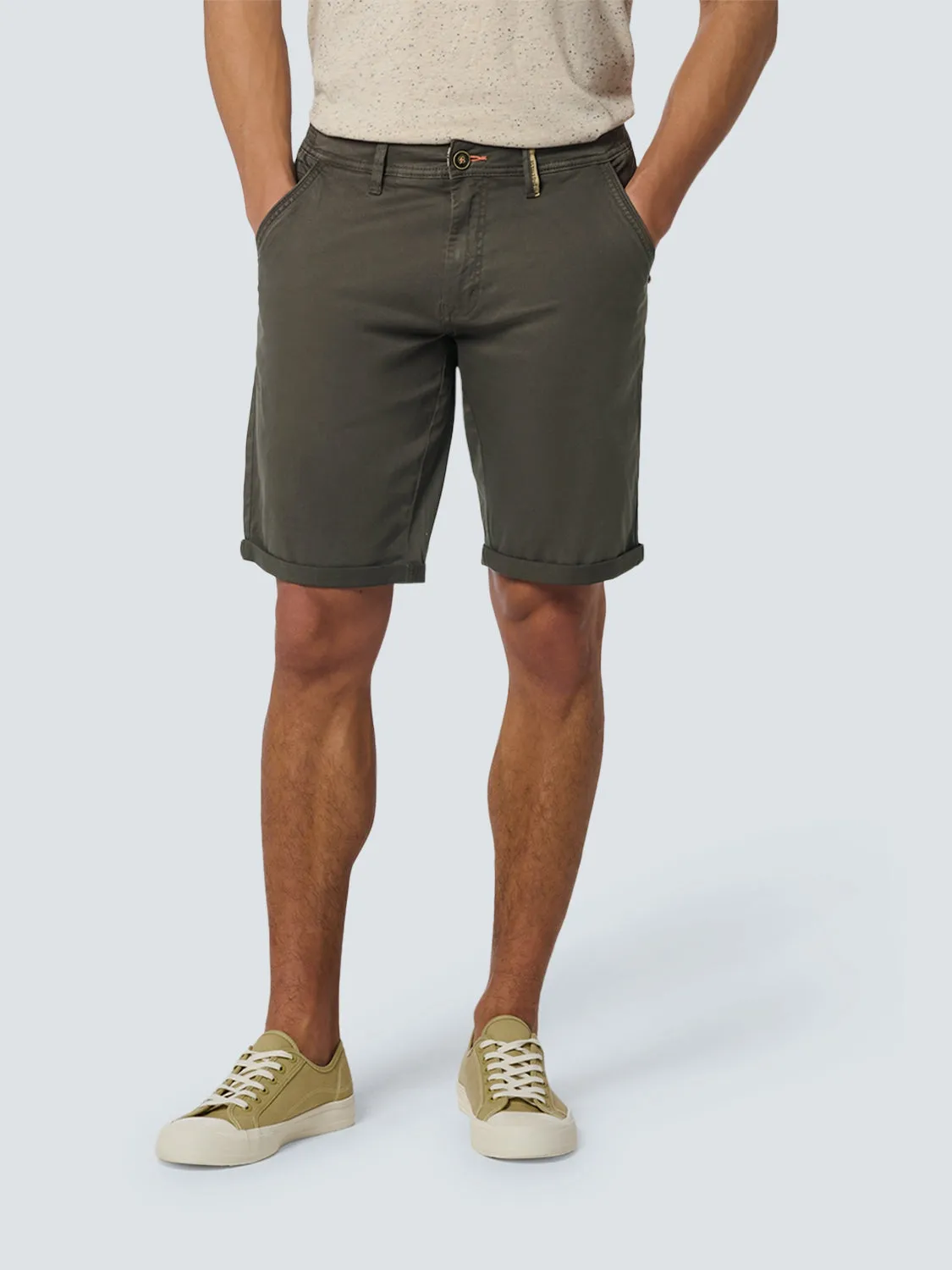 Short Chino Garment Dyed Twill Stretch | Motorblack