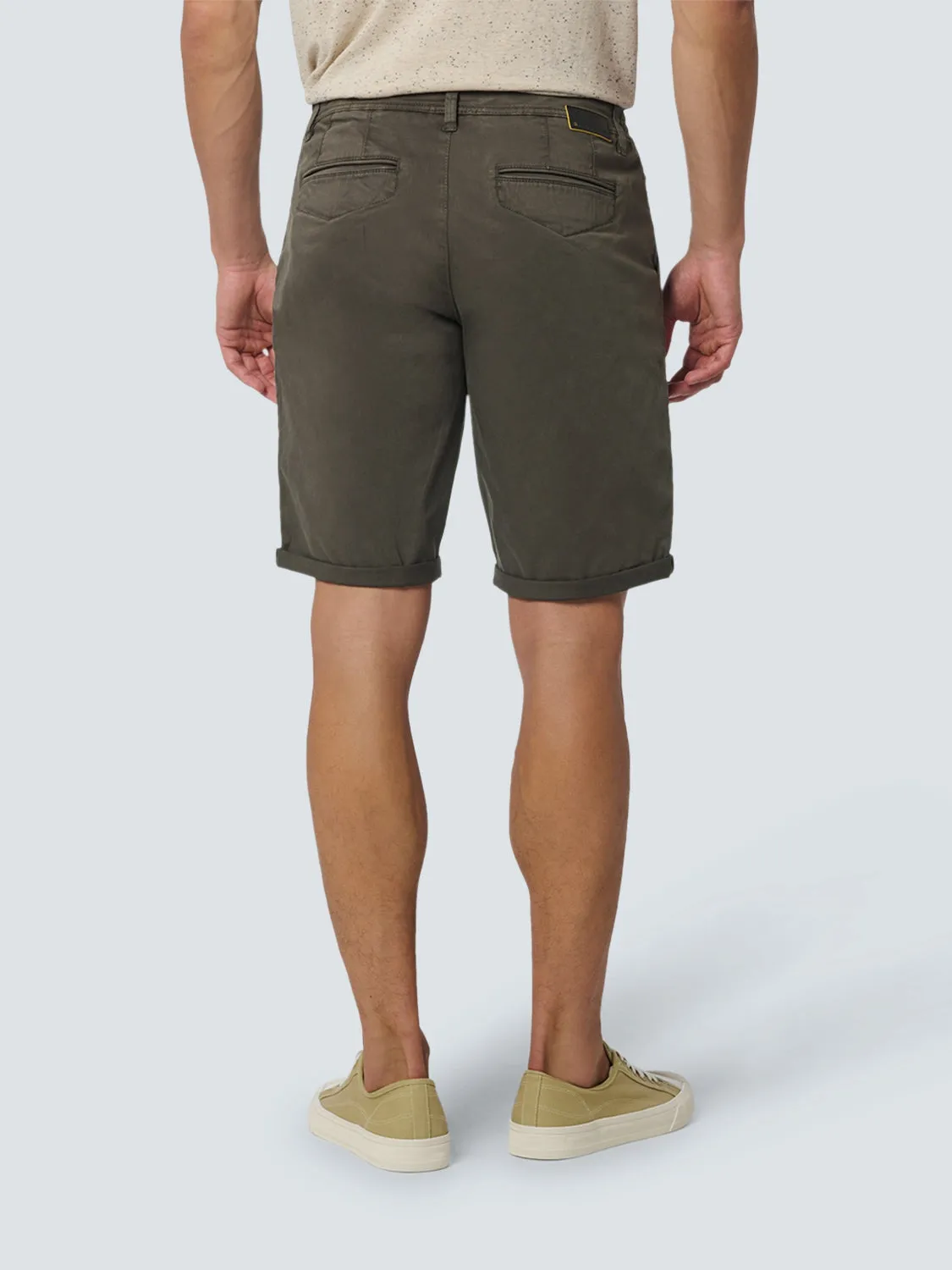 Short Chino Garment Dyed Twill Stretch | Motorblack