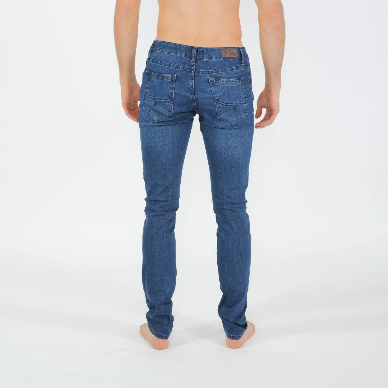 Slim Fit Dark Blue Jeans #EIG-25