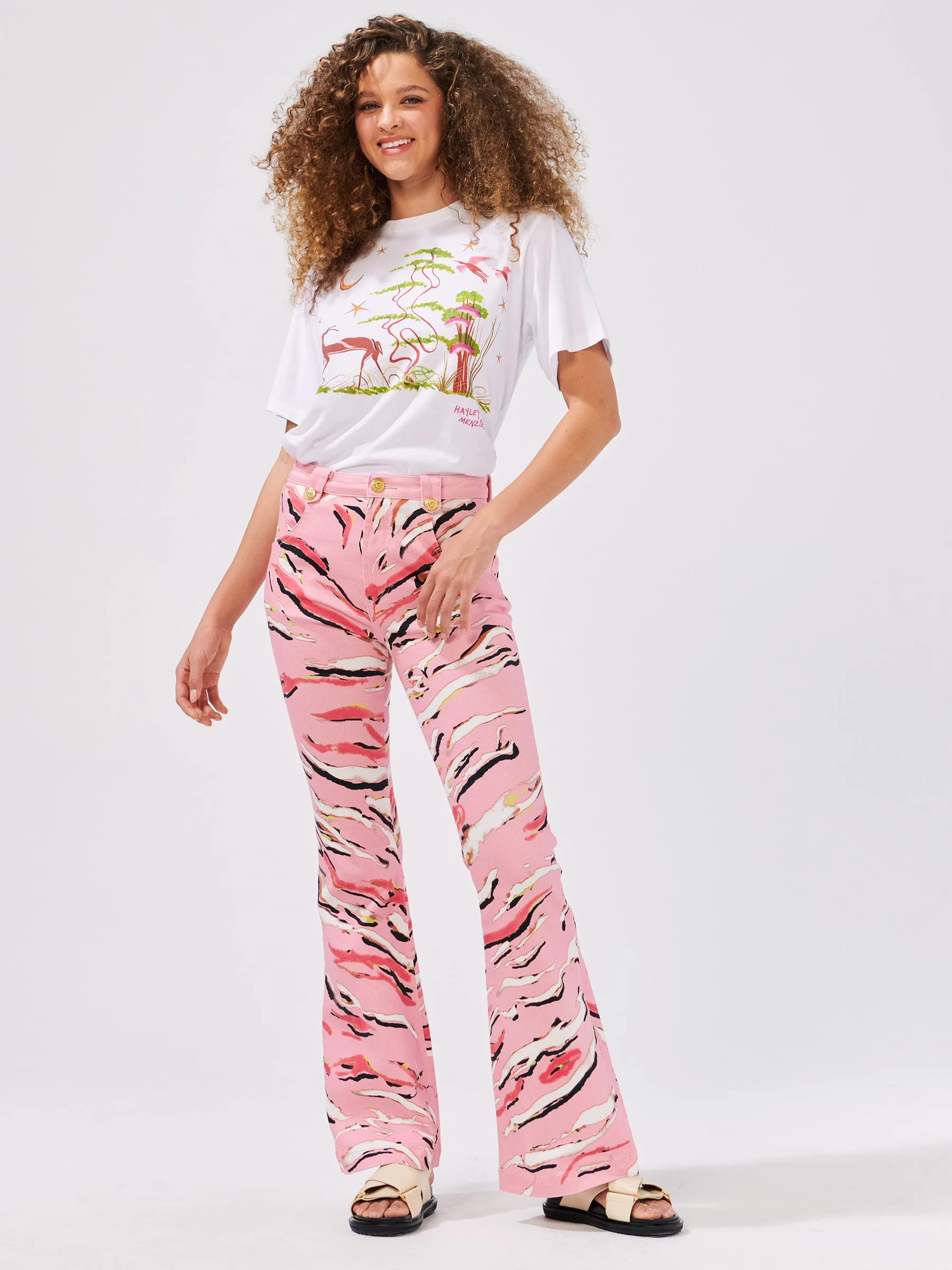 Tiger Splash Flare Jeans