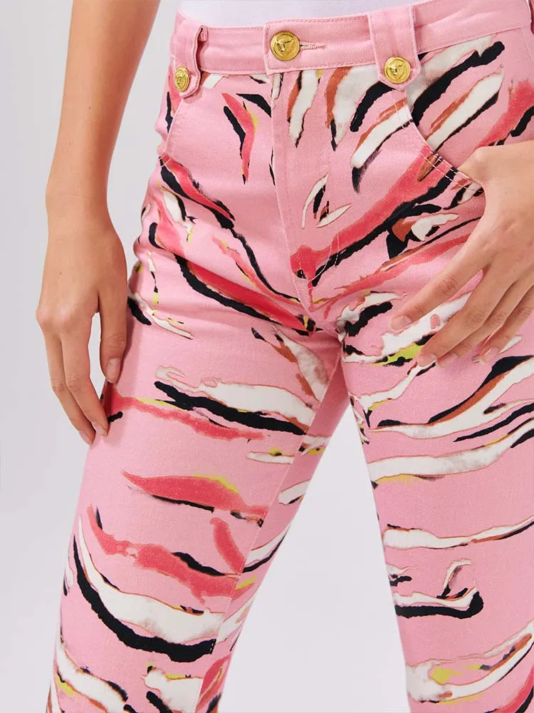 Tiger Splash Flare Jeans