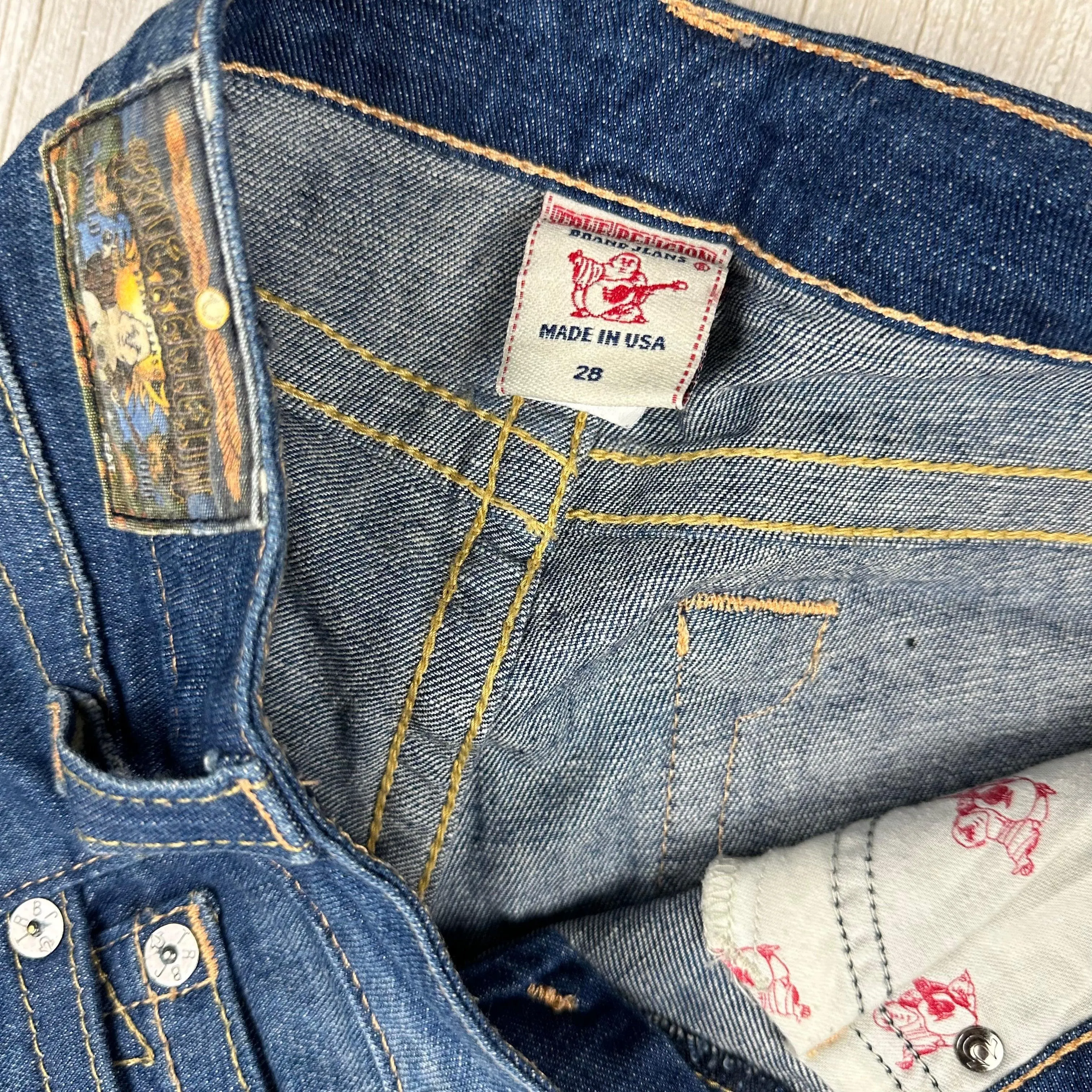 True Religion 'Johnny' Straight Bootcut Jeans- Size 28