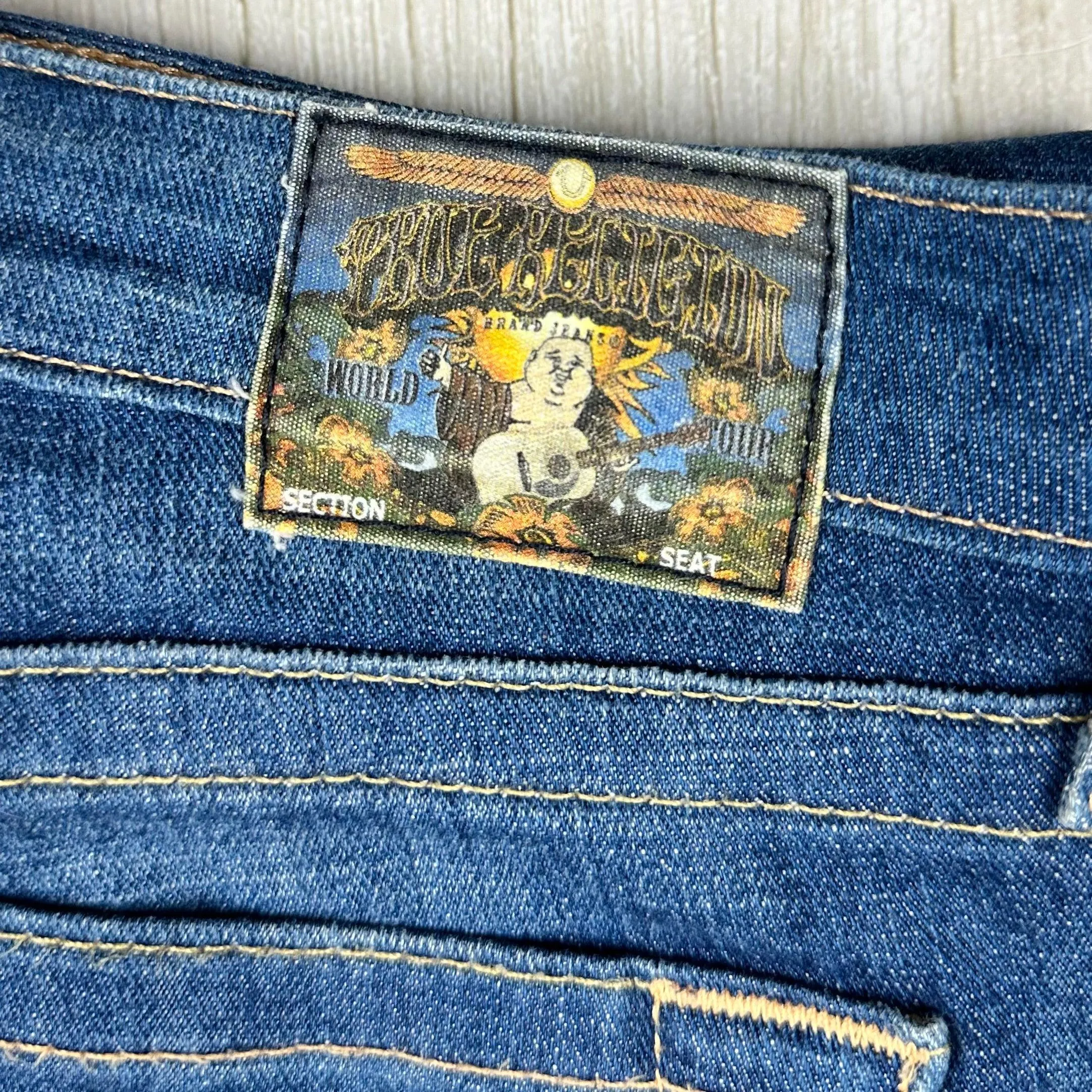 True Religion 'Johnny' Straight Bootcut Jeans- Size 28