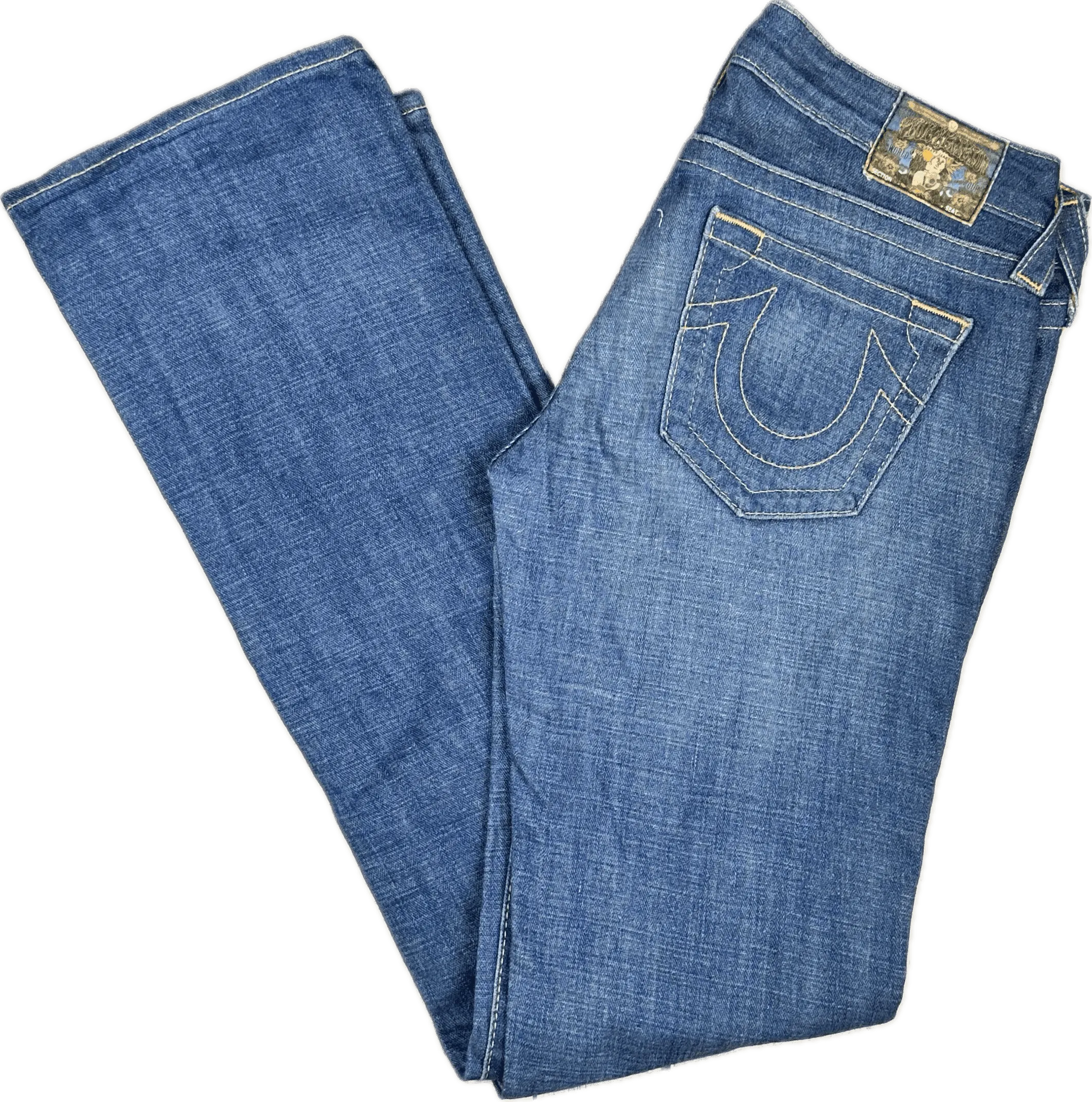 True Religion 'Johnny' Straight Bootcut Jeans- Size 28