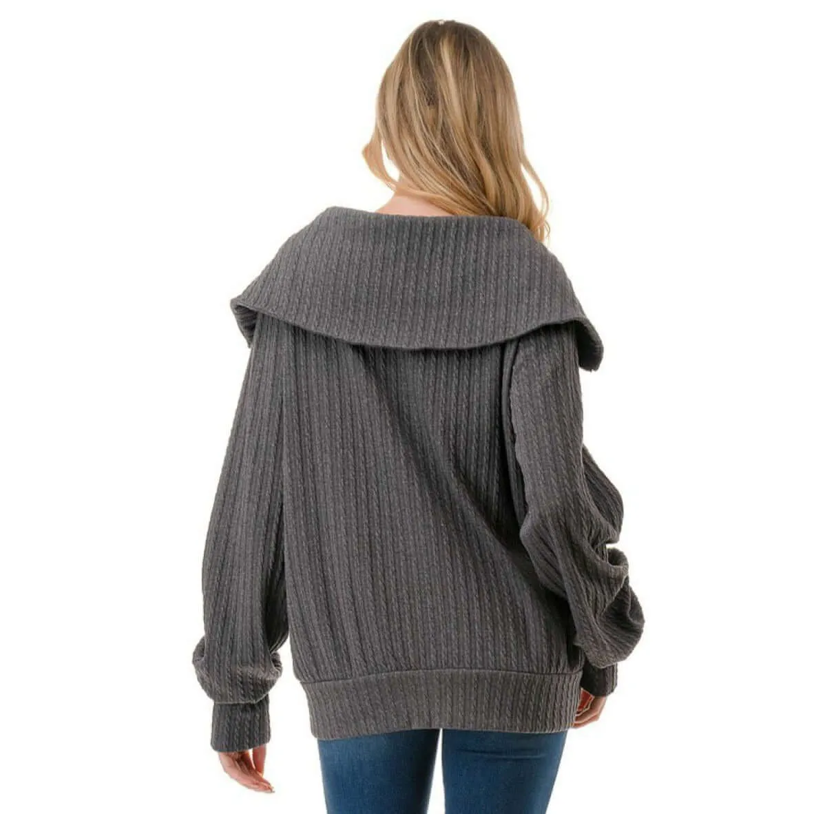 Walk in the Park Cable Knit Jacket Made in USA